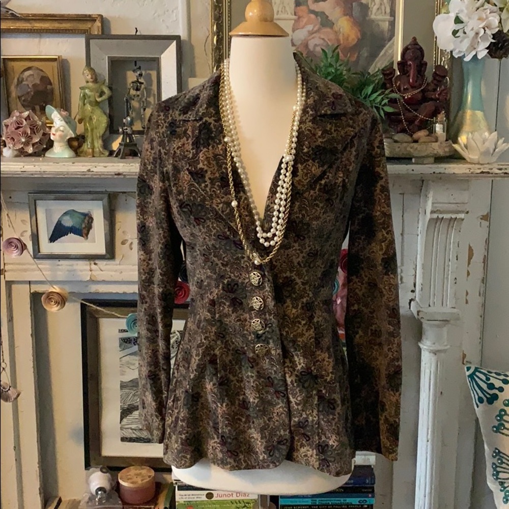 Vintage velveteen blazer